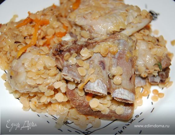 Восточные вариации на тему баранины с чечевицей. Восточные вариации на тему баранины с чечевицей.