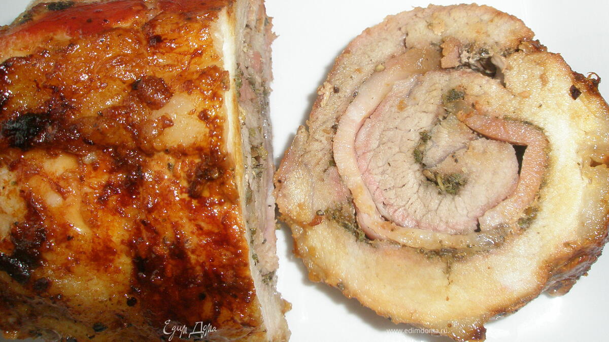 Рулет с шалфеем