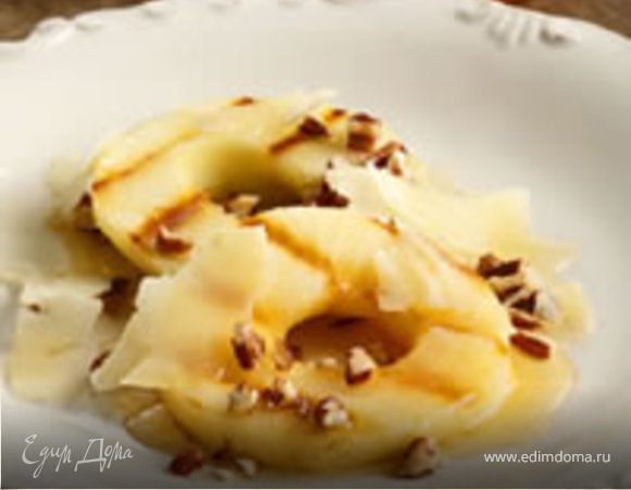 Жареные яблоки с мёдом и сыром