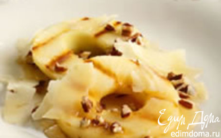 Рецепт Жареные яблоки с мёдом и сыром