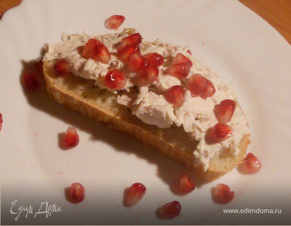 Брукета с курицей и грецкими орехами 