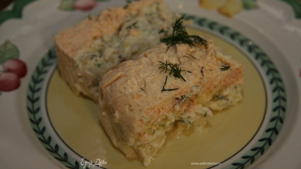 Террин из рыбы с имбирем