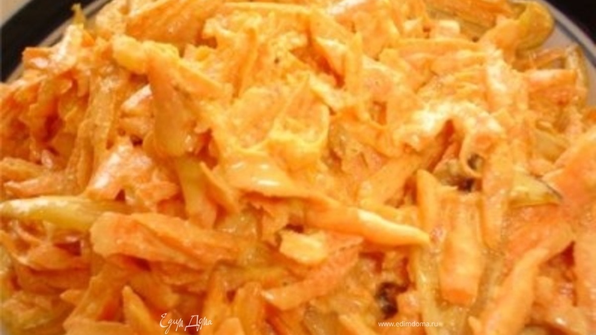 Салат морковь с ананасом