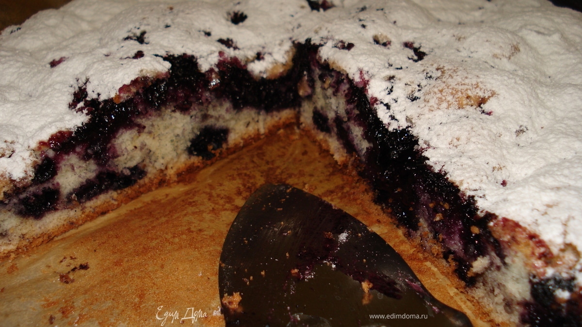 Легкий фруктовый пирог