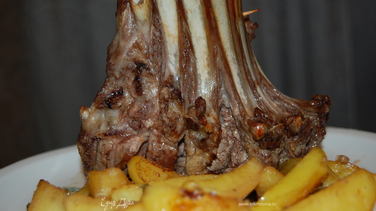 Корона из маринованной баранины.