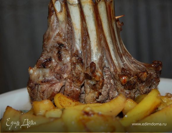 Корона из маринованной баранины. Корона из маринованной баранины.