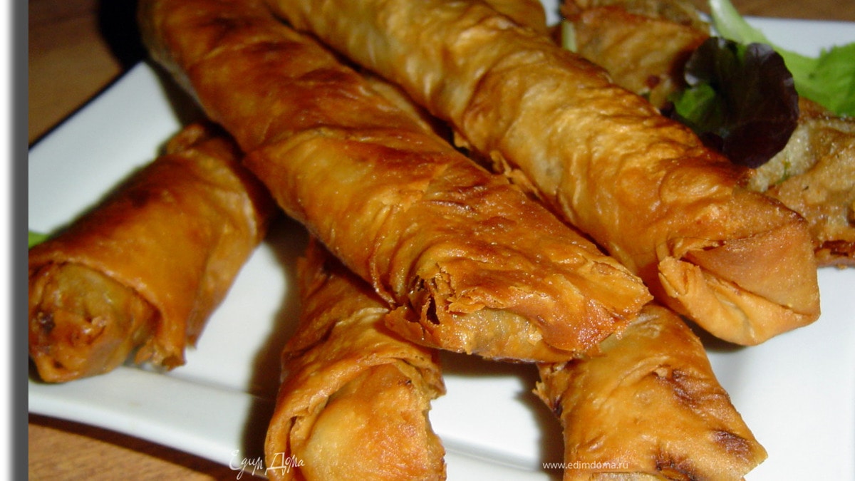 Горячая закуска из лаваша