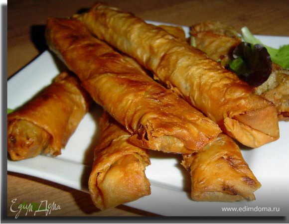 Горячая закуска из лаваша