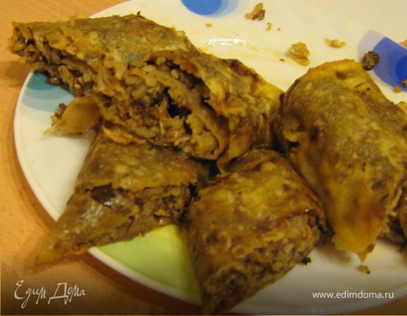 Грибные мини-рулетики