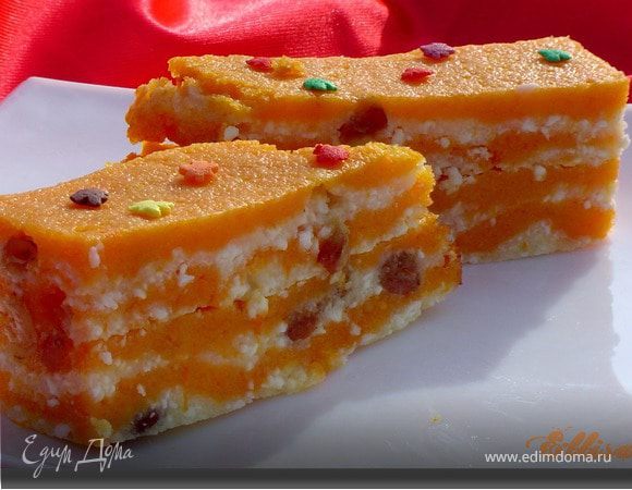 Запеканка тыквенно-творожная "Рыжик"