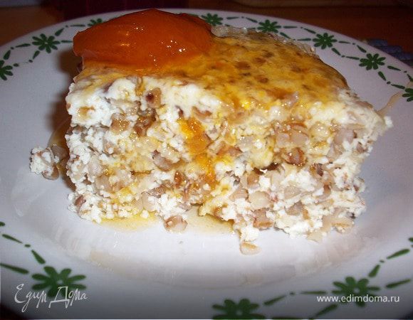 Творожно-гречневая запеканка на завтрак