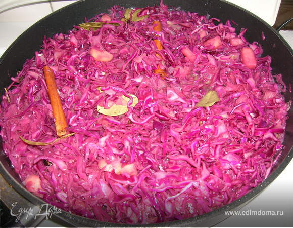 Рождественская красная капуста Рождественская красная капуста