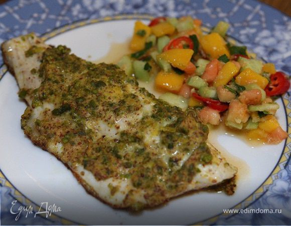 Рыба в фисташковой корочке