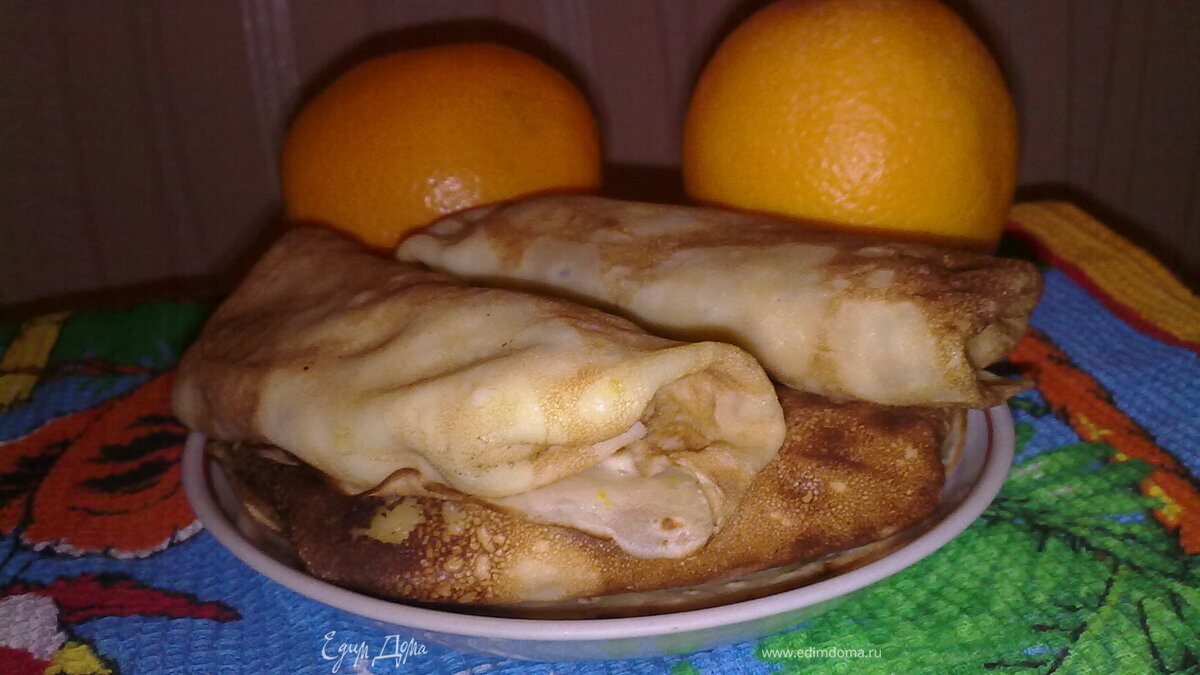 Апельсиновые блинчики