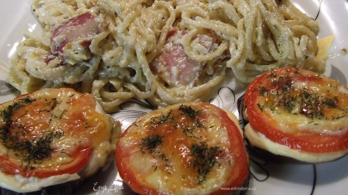 Запеченные баклажанчики