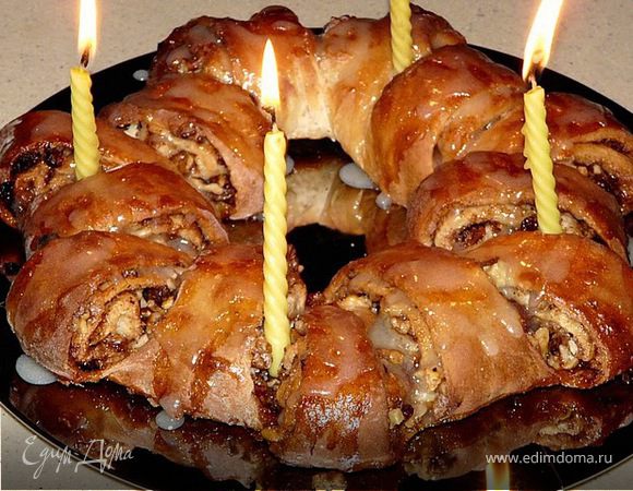 Венок св. Лючии- сдобный сладкий завтрак Венок св. Лючии- сдобный сладкий завтрак