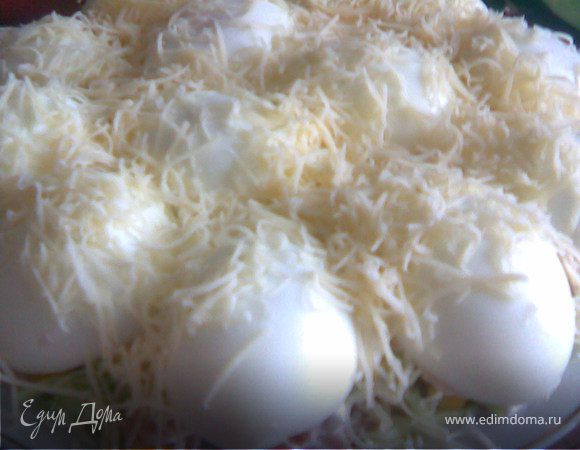 Салат "Снежные холмы"