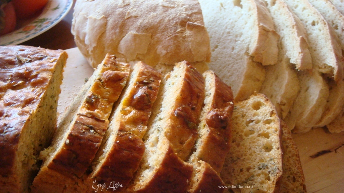 Хлеб с душистыми травами