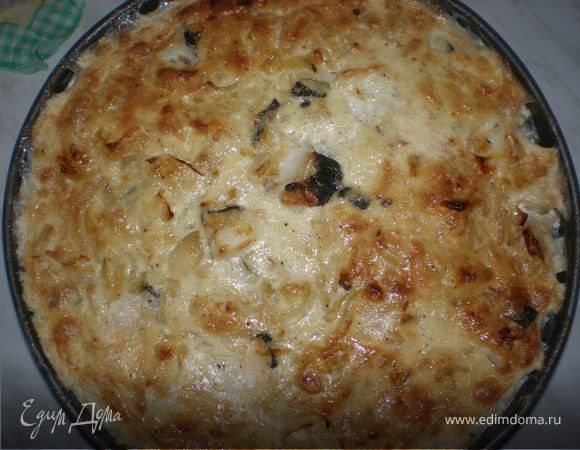 Запеканка из риса с рыбой Запеканка из риса с рыбой