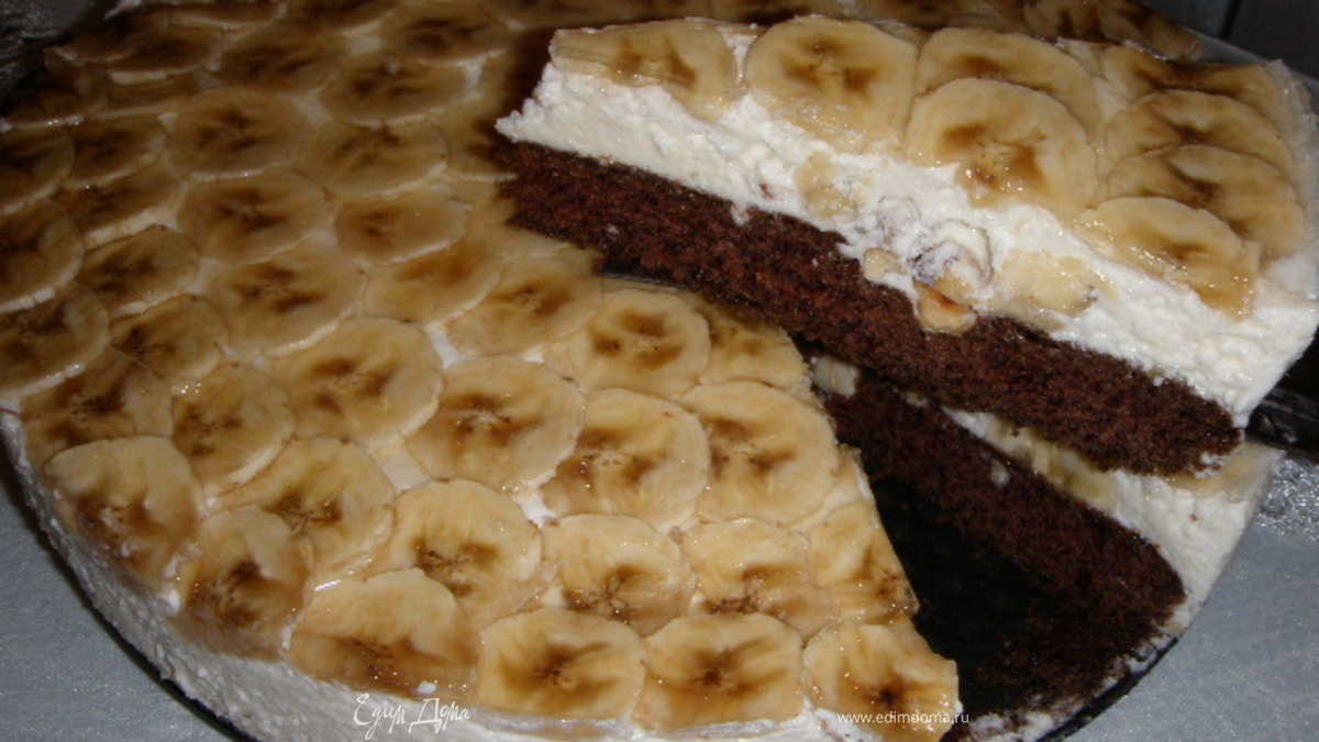 Торт " Банановый рай"