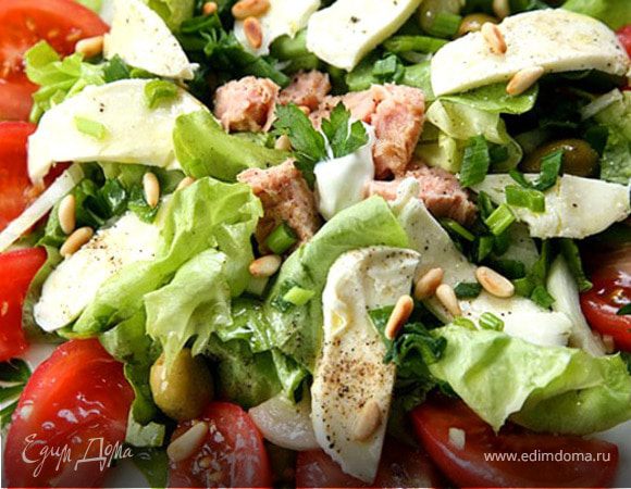 Салат  с тунцом и др.:-D