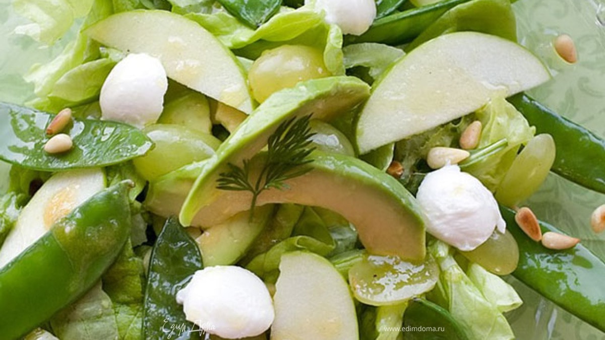 Салатик в зеленых тонах