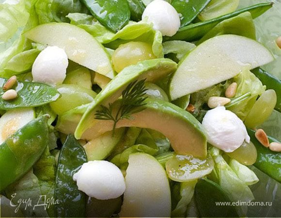 Салатик в зеленых тонах