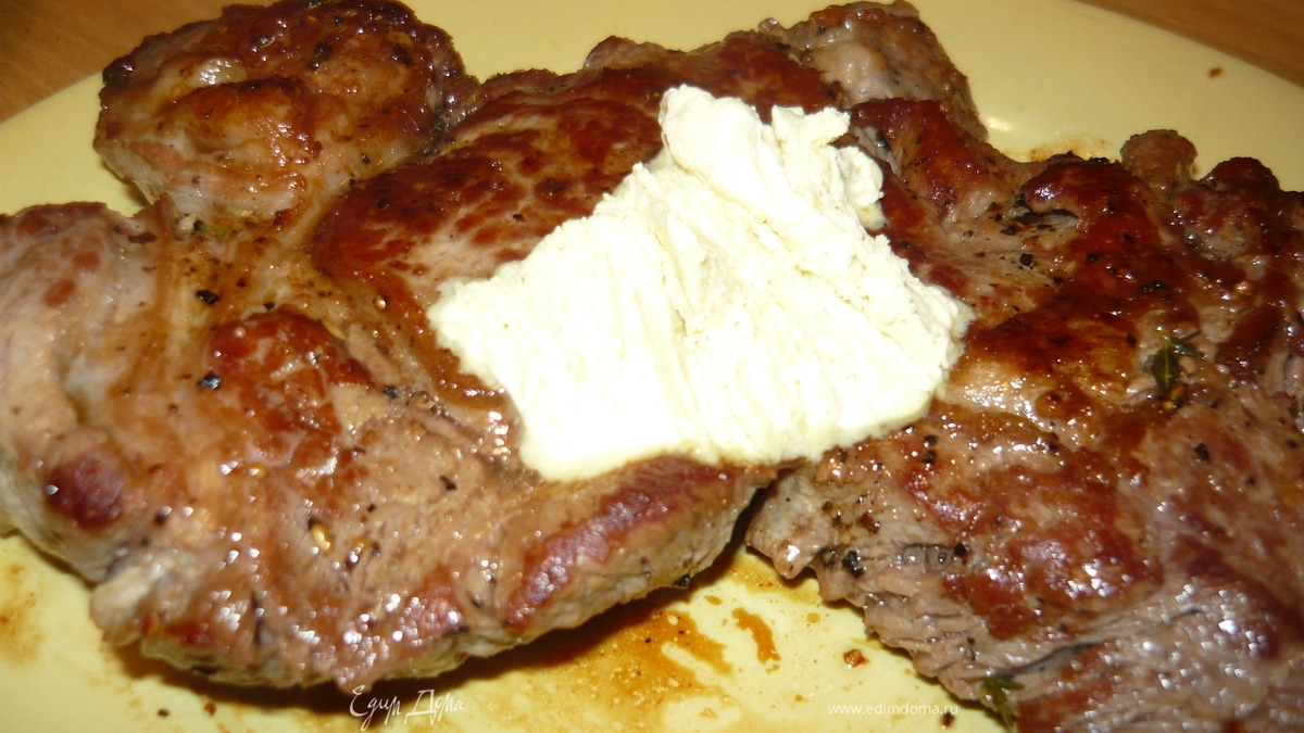 Французская вариация на тему сливочного масла №1 (с горчицей)