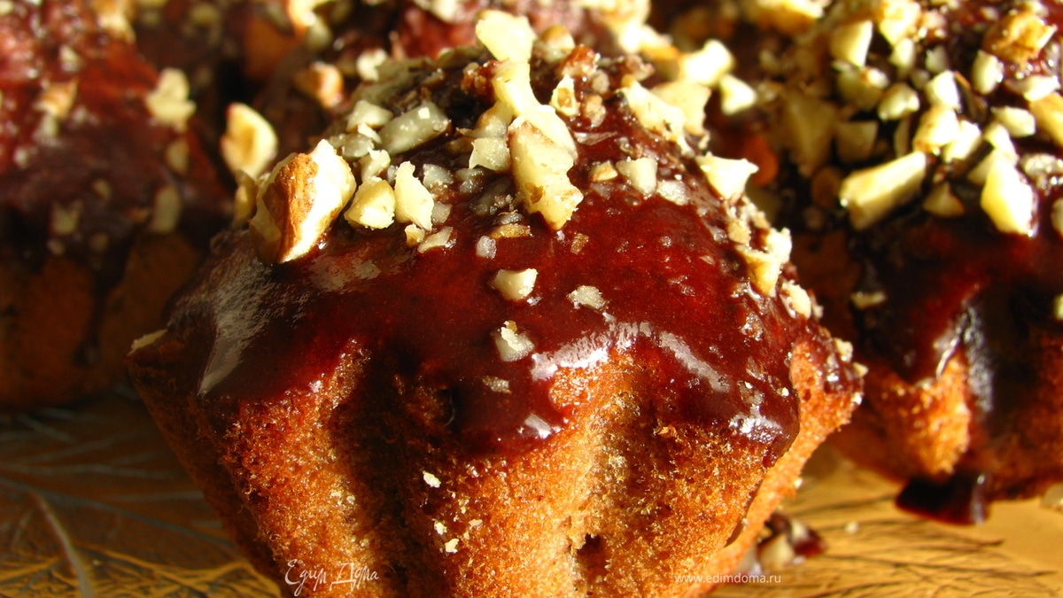 Шоколадно-ореховые кексики