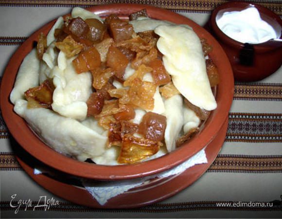 Праздничные вареники с грибами