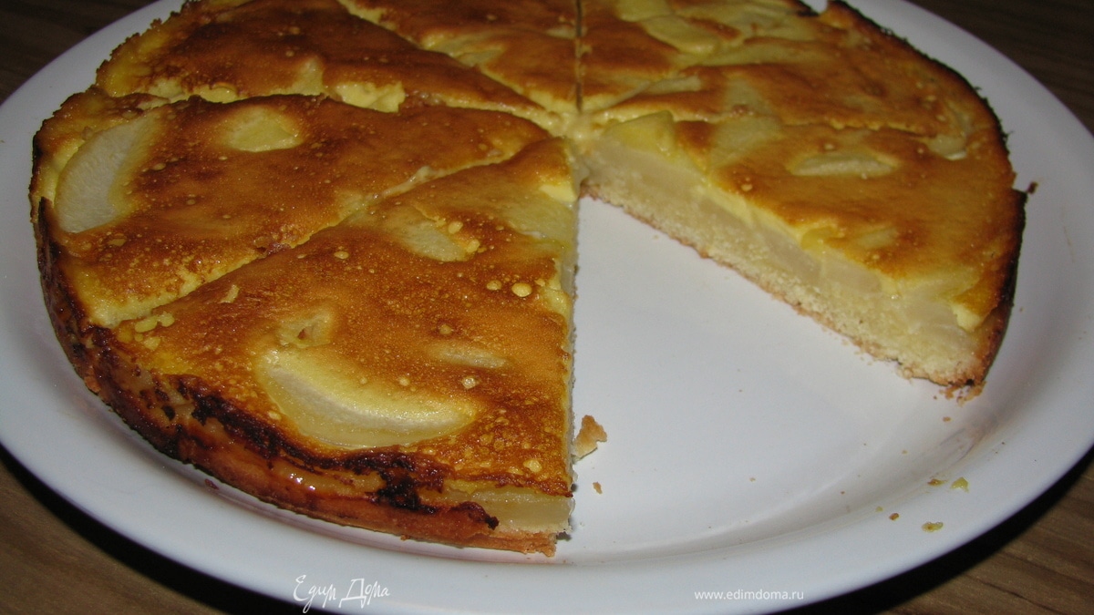 Грушевый пирог с медом