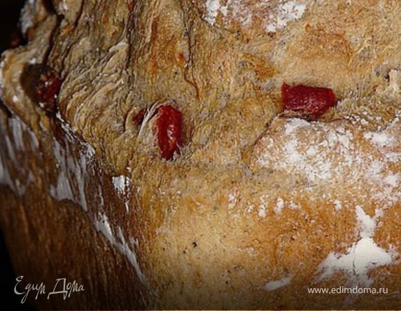 Хрустящий хлеб с перцем и грушей