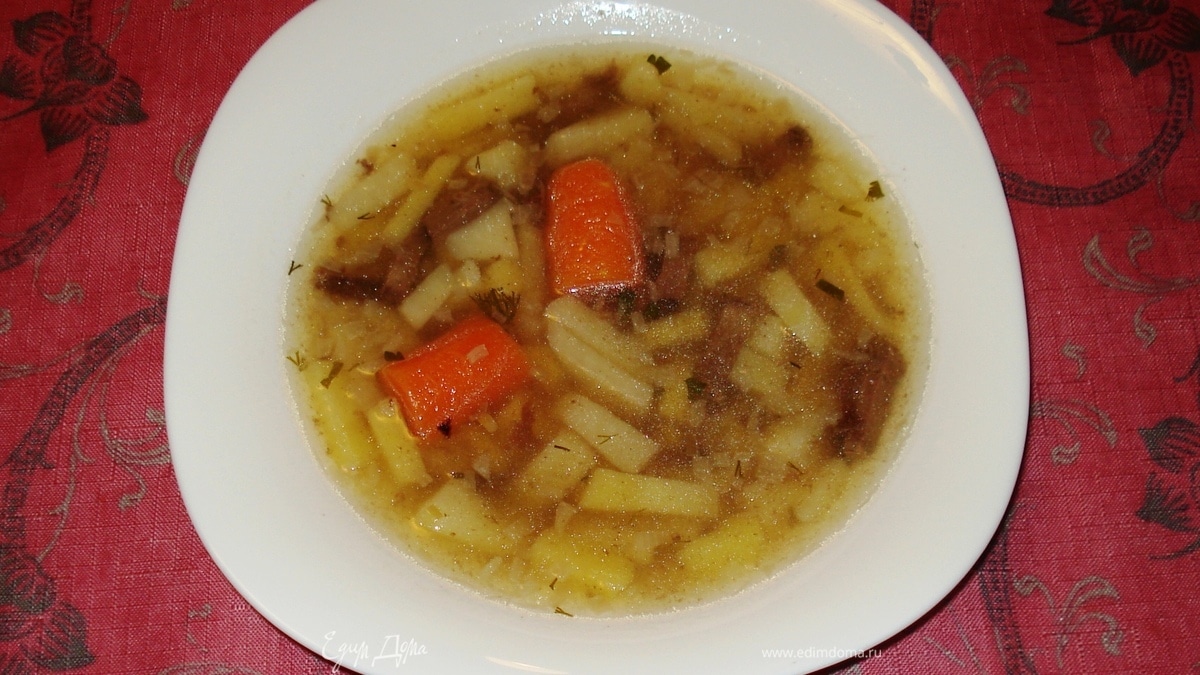 Суп "Холодное сердце"