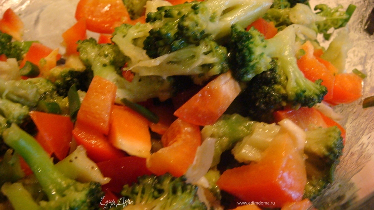 Брокколи с остро-теплой приправой