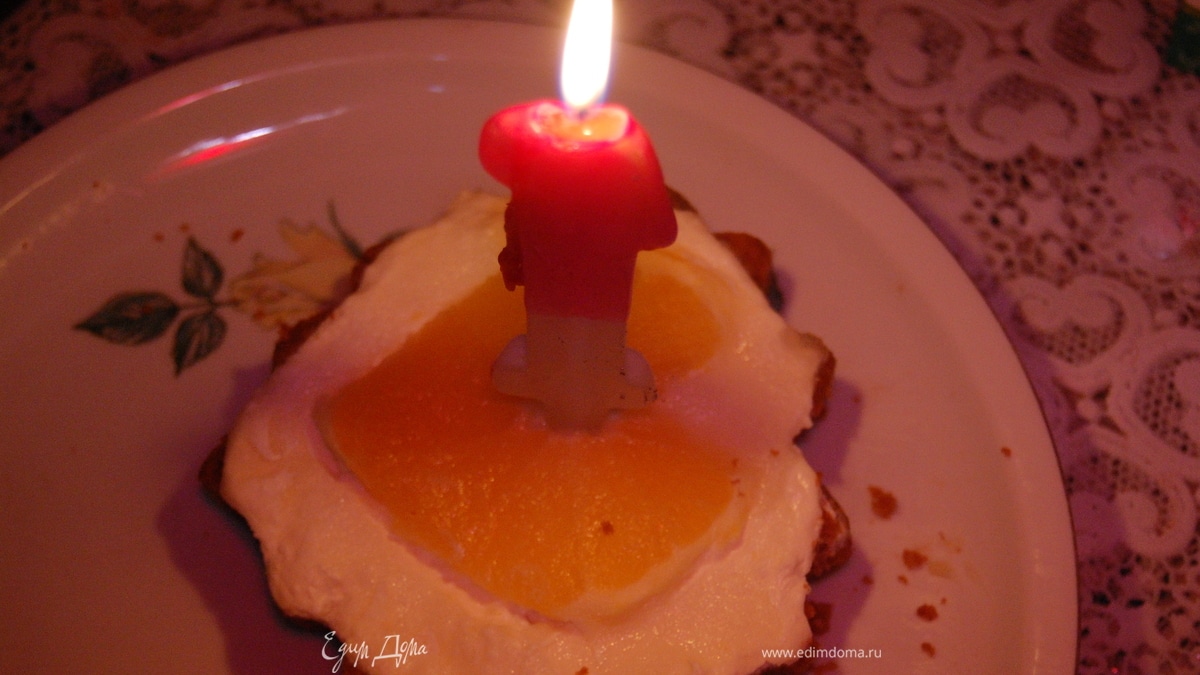 Чизкейк апельсиново-ананасовый «С днем рождения, сынок!»