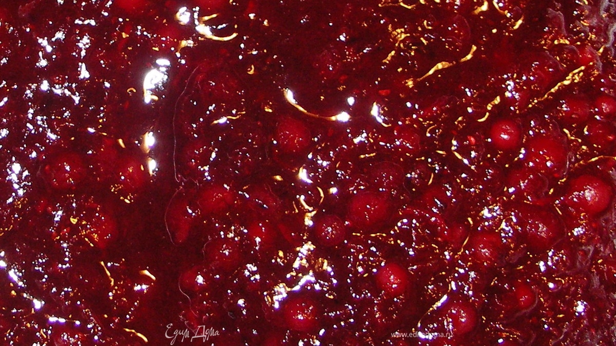 Клюквенно-брусничный соус