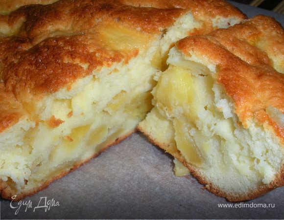 Шарлотка с яблоками "Любимая" Шарлотка с яблоками "Любимая"