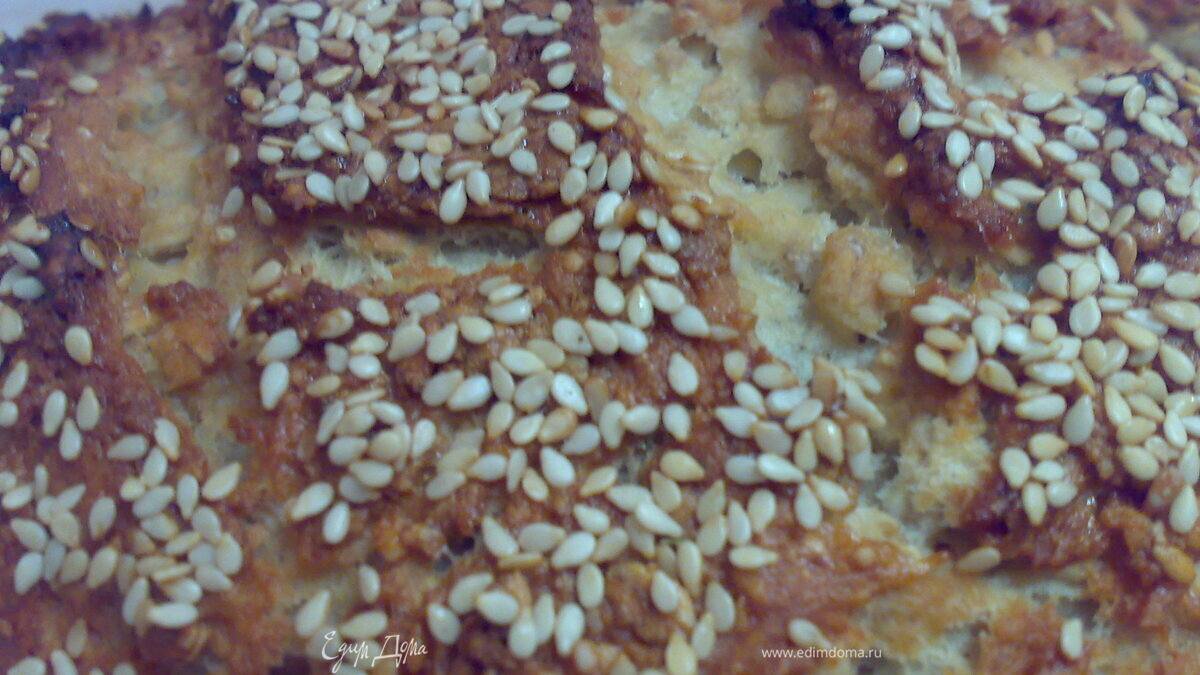 Хлеб домашний на кефире со злаками