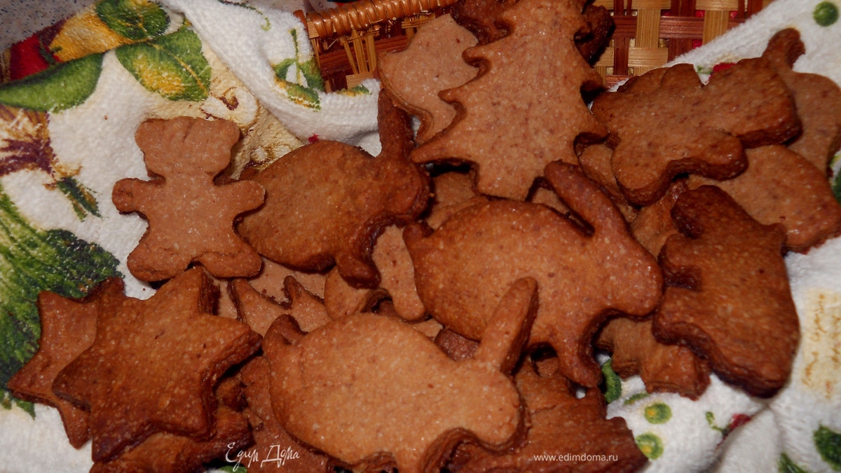 Песочное печенье с шоколадом и ликёром