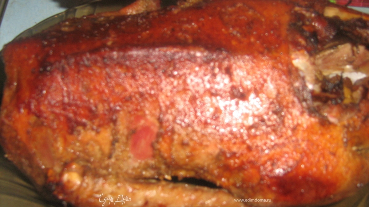 Гусь с яблоками