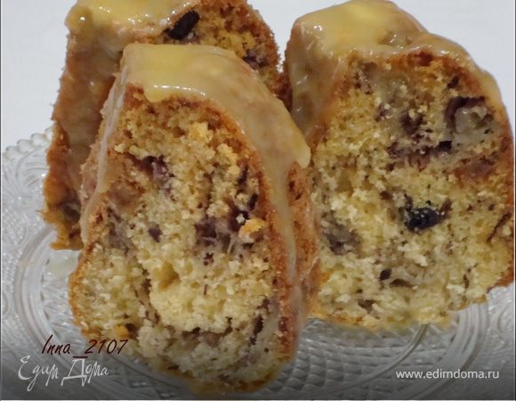 Кекс с бананами и изюмом Кекс с бананами и изюмом