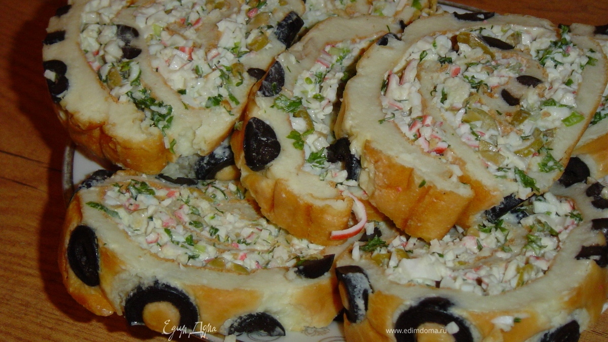 Рулет из заварного теста