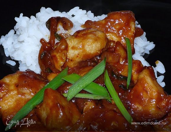 Куриное мясо по-монгольски Куриное мясо по-монгольски