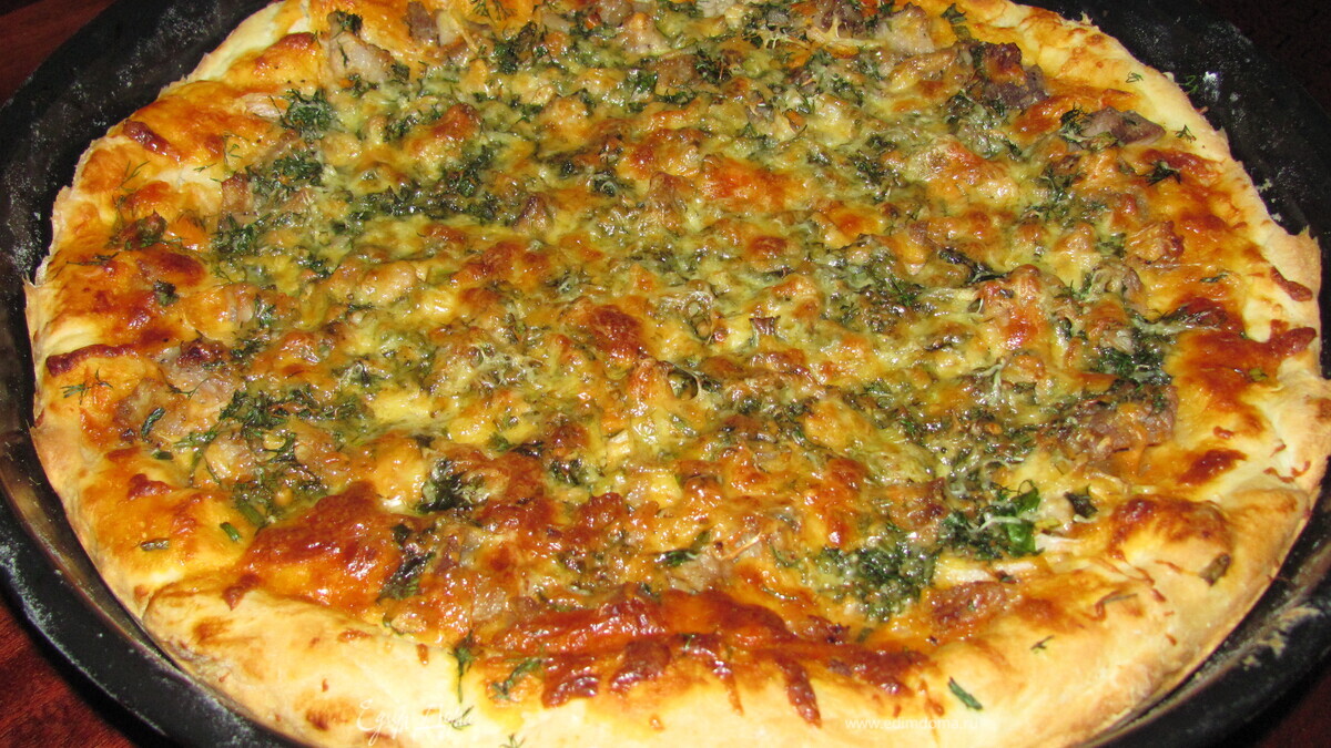 Пицца с мясом