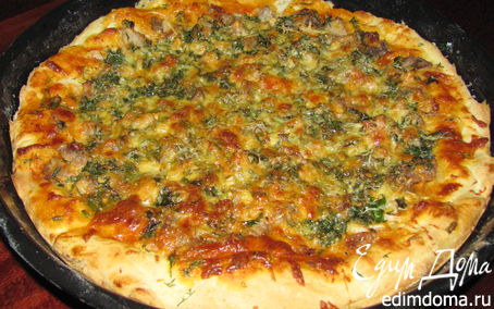 Рецепт Пицца с мясом