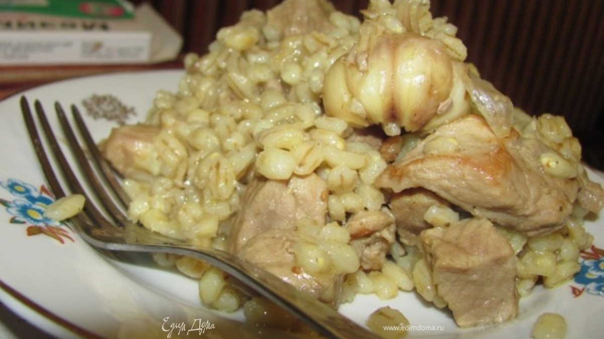 Плов с перловкой