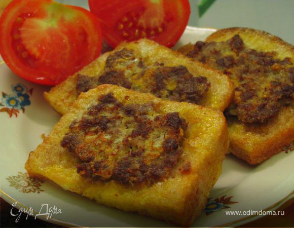 Горячие бутерброды "Ленивая котлетка"