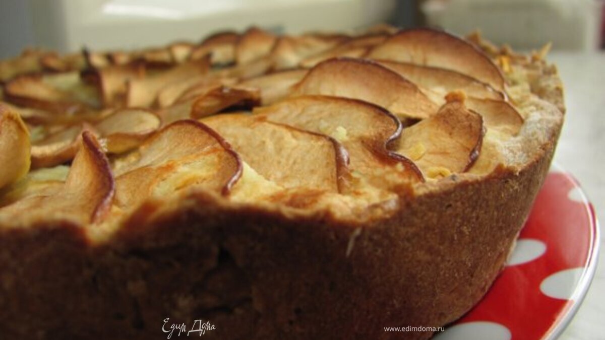 Яблочный пирог "Фантазия ромашки"