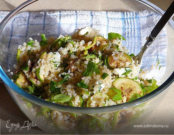 Салат с кускусом и фетой Салат с кускусом и фетой