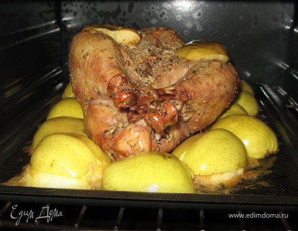 Гусь в яблоках